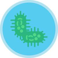 diseño de icono de vector de bacteria