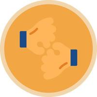 American Sign Language Interpreting Vector Icon Design