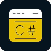 C Sharp Vector Icon Design