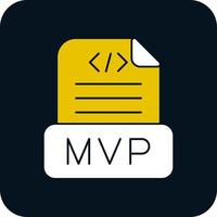 diseño de icono de vector mvp