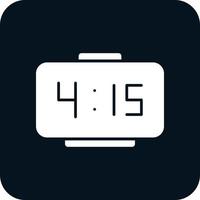 Digital Clock Vector Icon Design