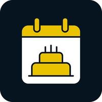 Birthday Date Vector Icon Design