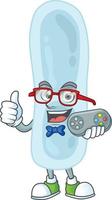 Cartoon character of klebsiella pneumoniae vector