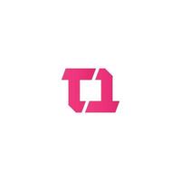 square double t logo tt icon simple usage logo vector