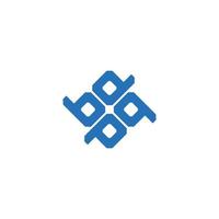 bd logo bd icono oval rincones sencillo bd logo vector