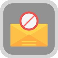 Spam Email Vector Icon Design