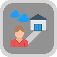 Loneliness Vector Icon Design