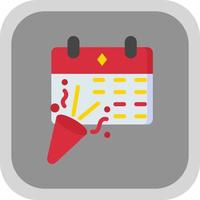 New Year Calendar Vector Icon Design