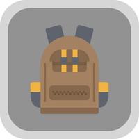 Backpack Vector Icon Design