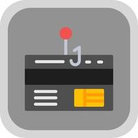 Credit Card Phishing Vector Icon Design