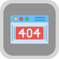 404 Error Vector Icon Design