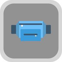 Waist Bag Vector Icon Design