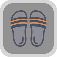 Flip Flop Vector Icon Design