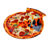 Pizza png trasparente sfondo