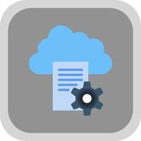 Cloud Storage Vector Icon Design