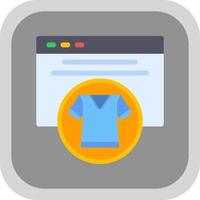 Search Clothes Vector Icon Design