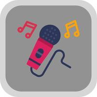 Karaoke Vector Icon Design