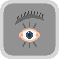 Eyebrow Vector Icon Design