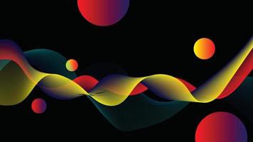 Abstract black background vector