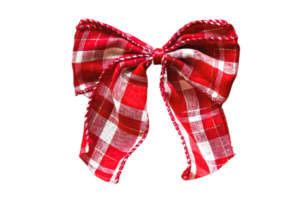 Red bow isolated on a transparent background png