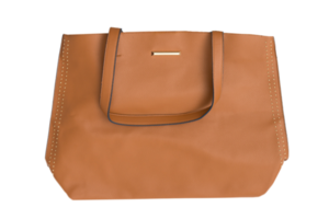 Brown handbag isolated on a transparent background png