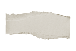 Beige torn paper isolated on a transparent background png