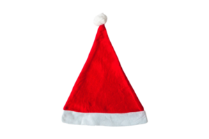 vermelho Natal chapéu isolado em uma transparente fundo png