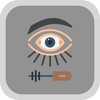 Eyelash Mascara Vector Icon Design