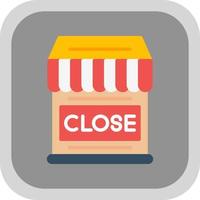 Shop Close Vector Icon Design