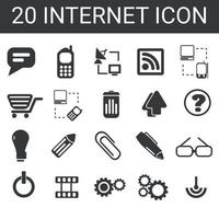 icon set vector illustration