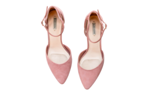 Pink high heels isolated on a transparent background png