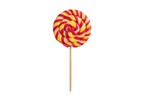 Lollipop candy isolated on a transparent background png