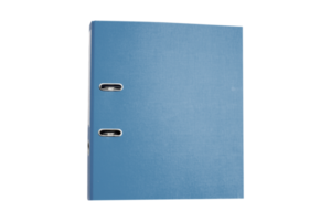 Blue folder isolated on a transparent background png