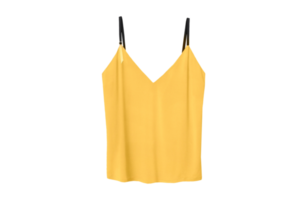 Yellow blouse isolated on a transparent background png