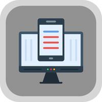 ECommerce Screen Vector Icon Design