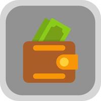diseño de icono de vector de billetera de dinero