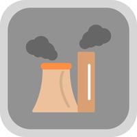 diseño de icono de vector de contaminación de chimenea