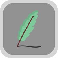 Writing Feather Vector Icon Design