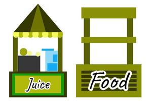 house for sale juice and food vector