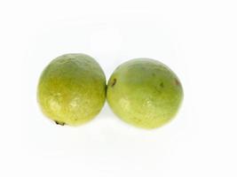 photo of guava fruit with white background.