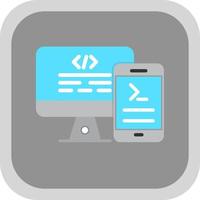 Code Terminal Vector Icon Design