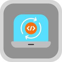 Programming Cycle Vector Icon Design