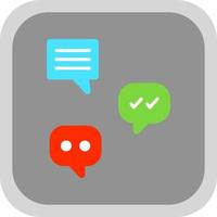 Group Chat Vector Icon Design