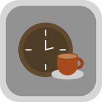 diseño de icono de vector de pausa para el café