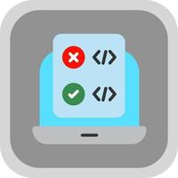 Code Correction Vector Icon Design