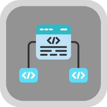Code Framework Vector Icon Design