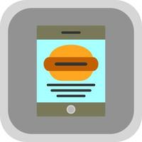 Food Application Vector Icon Design