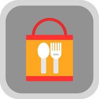 Food Pack Vector Icon Design