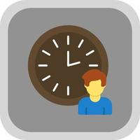 diseño de icono de vector de horas de trabajo