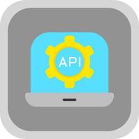 diseño de icono de vector de API